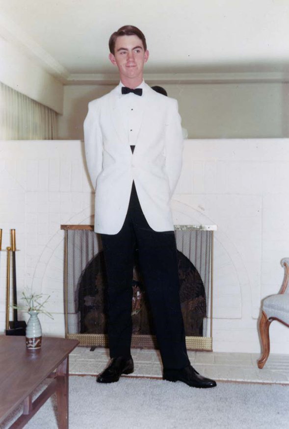 Frank Carlson dressed for a formal occasion